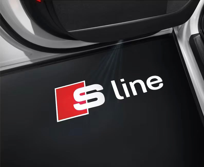 Audi Puddle Lights (S Line Logo)