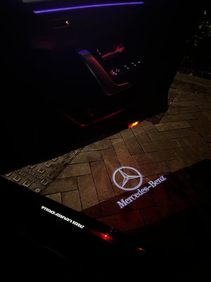 Mercedes Benz Puddle Lighting (Mercedes Logo)