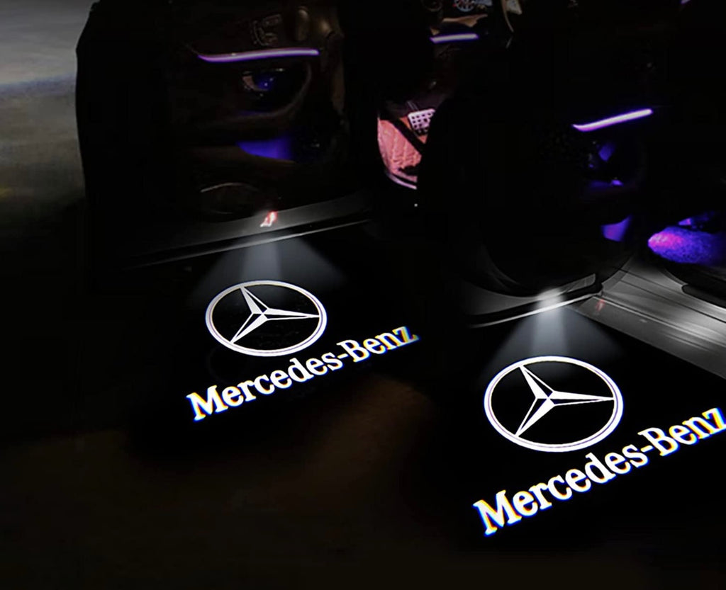 Mercedes Benz Puddle Lighting (Mercedes Logo)