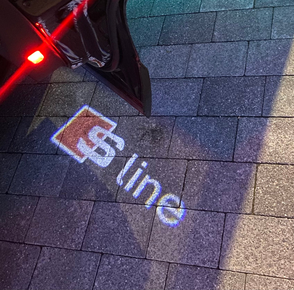 Audi Puddle Lights (S Line Logo)